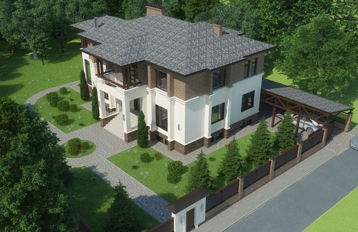 Visualization gallery - Two storey house