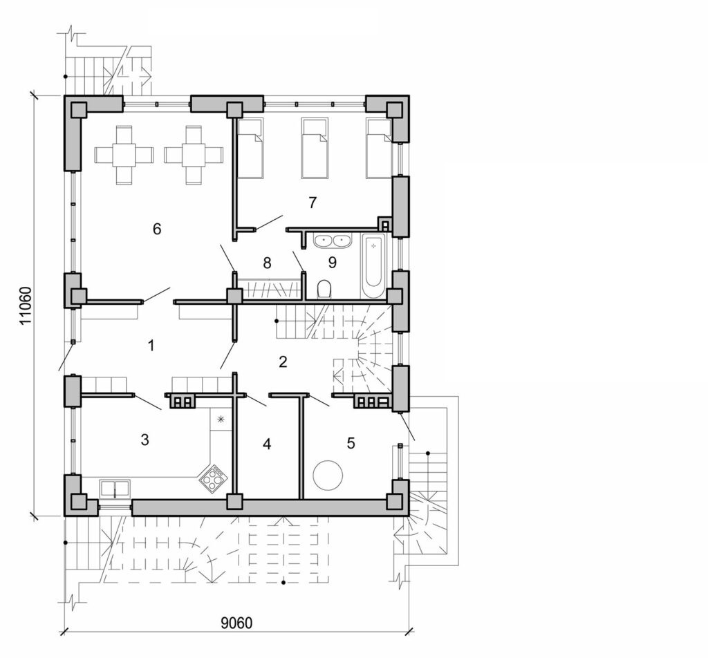 Visualization gallery - Three Storey House
