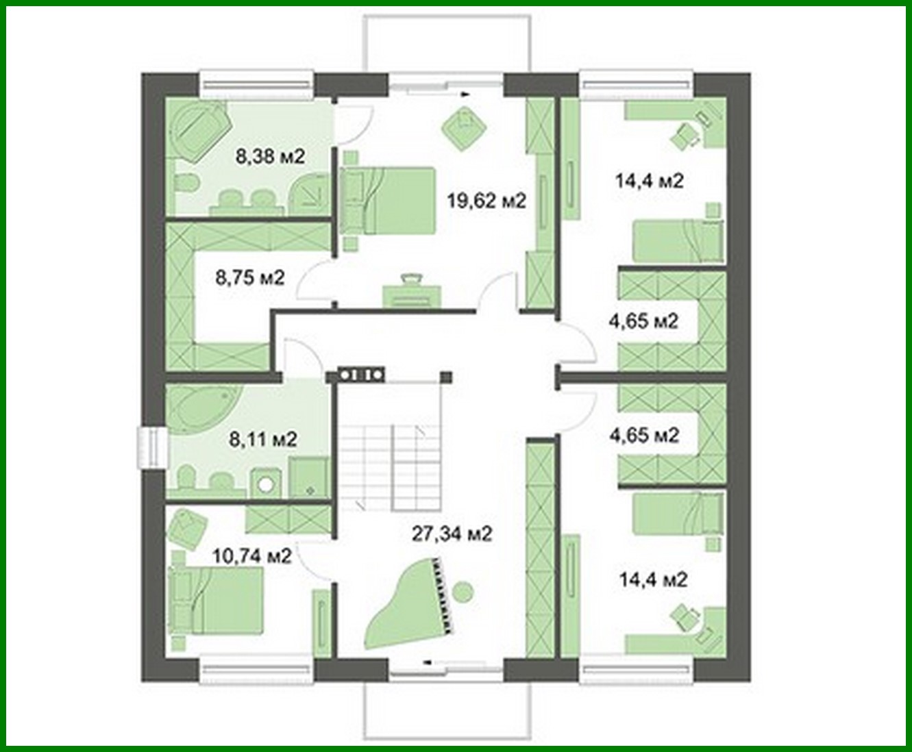 Visualization gallery - Chic mansion in a classic style