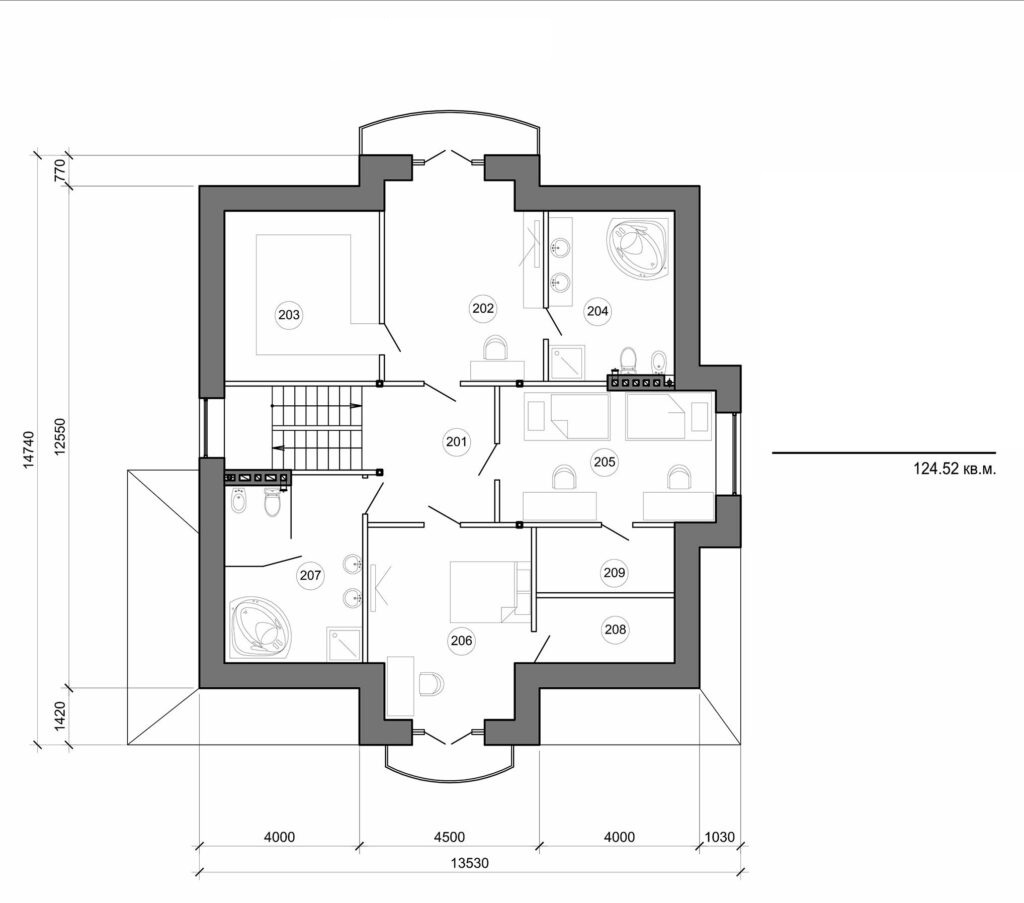 Visualization gallery - Two storey house