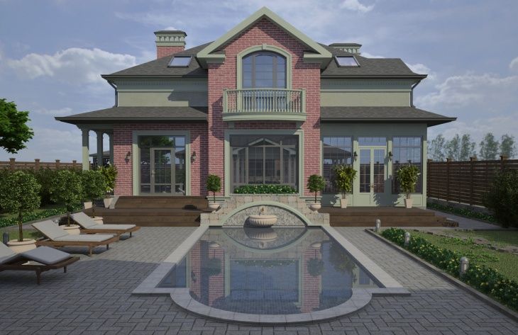 Two storey house house plan