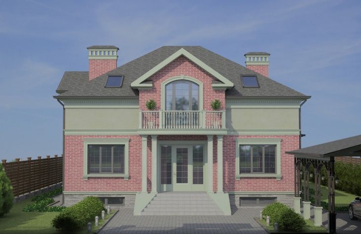 Visualization gallery - Two storey house