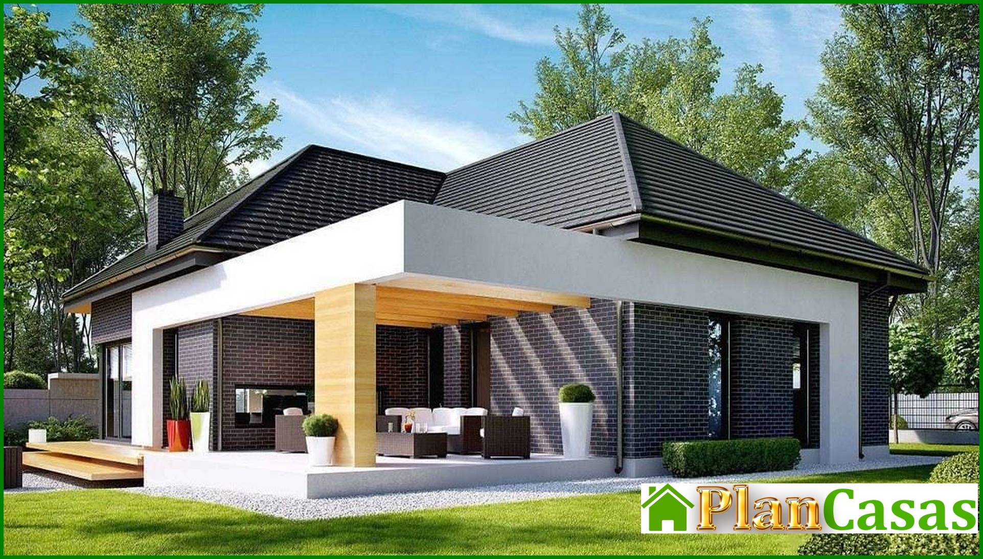 Visualization gallery - Unusual brick-built residential building