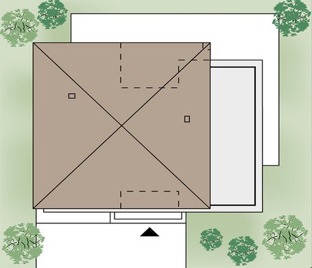 Visualization gallery - Modern residential building in dark color