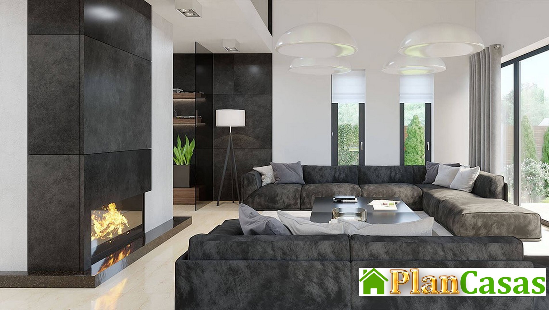 Visualization gallery - The project of a chic mansion with a unique layout