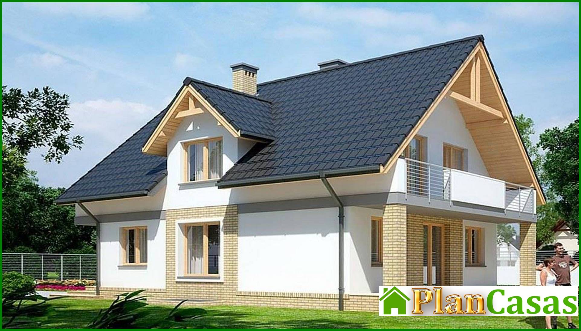 Visualization gallery - Compact house project with terrace