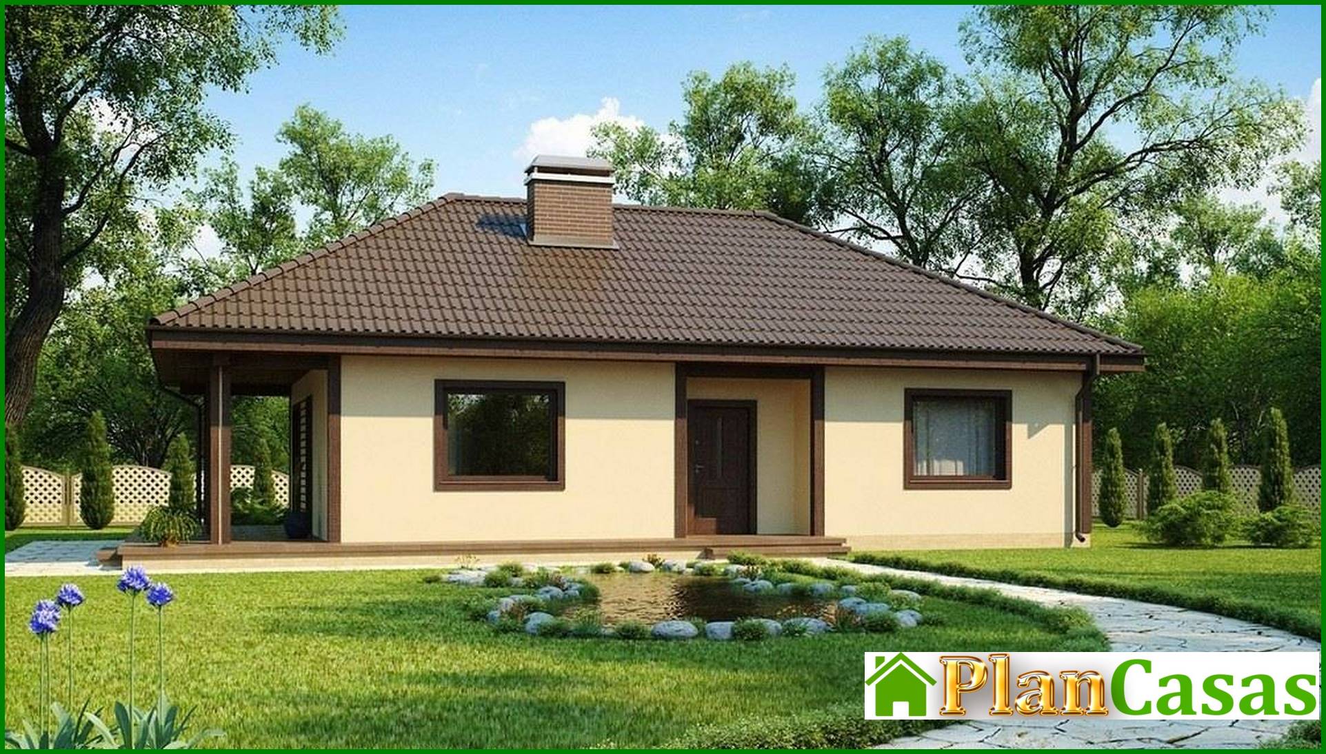 Visualization gallery - Compact house project with terrace