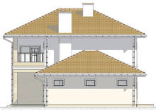 Visualization gallery - The project of a bright house in the Mediterranean style