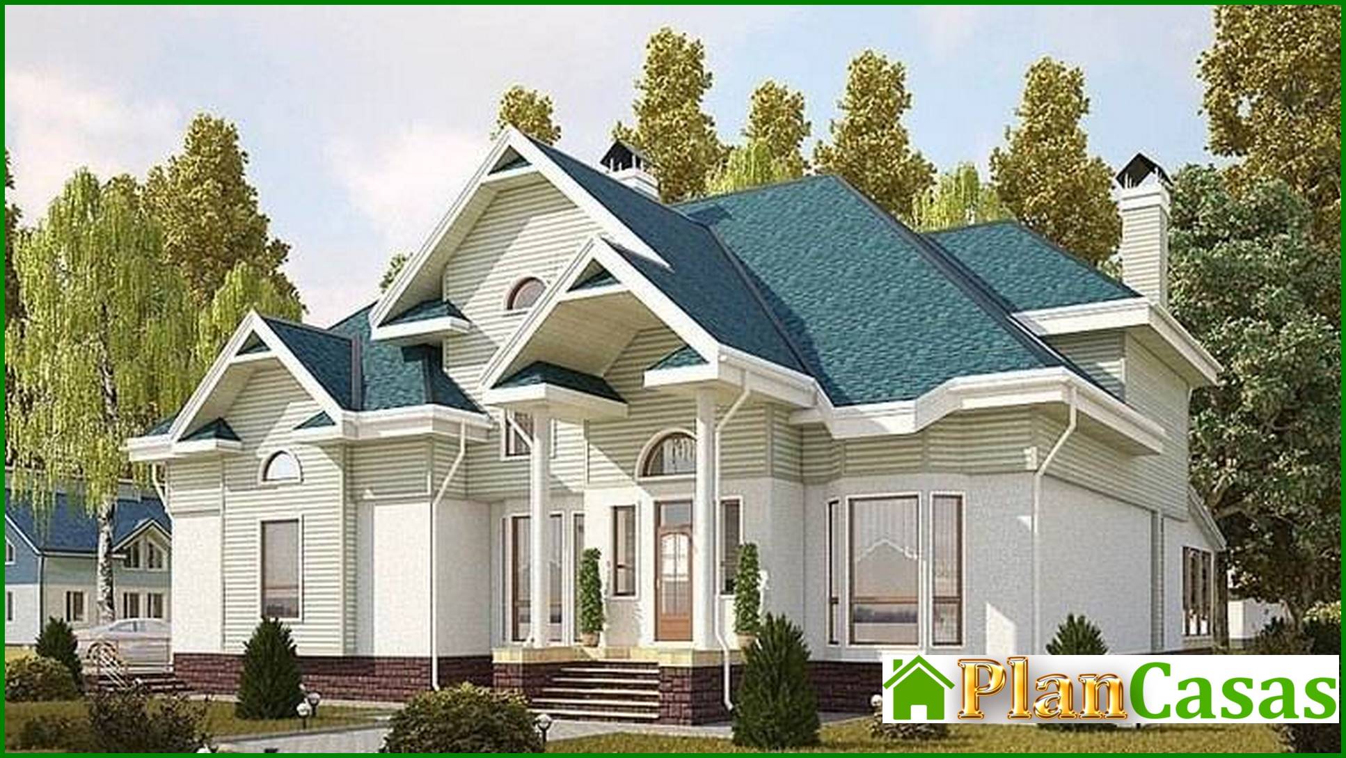 Visualization gallery - The project of a huge chic mansion