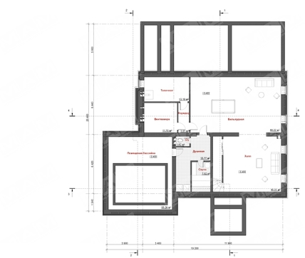 Visualization gallery - The project of a huge chic mansion