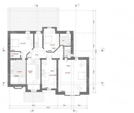 Visualization gallery - The project of a huge chic mansion