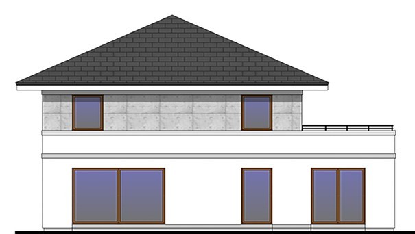 Visualization gallery - Beautiful residential mansion with a spacious terrace