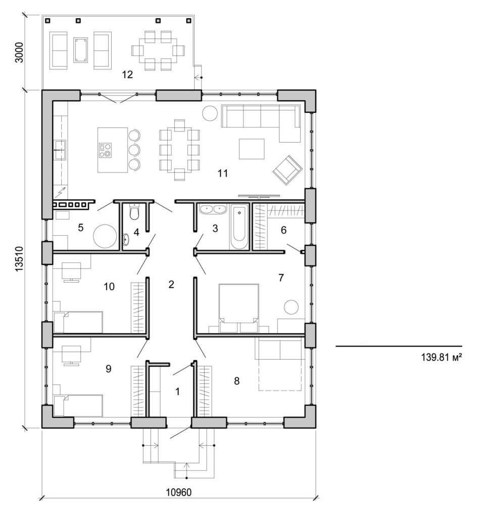 Visualization gallery - One storey house