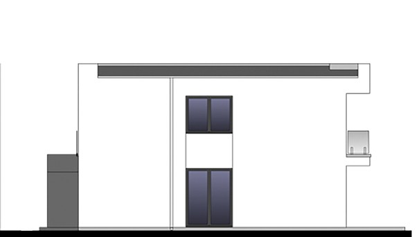 Visualization gallery - Residential home for two families with beautiful balconies