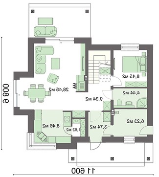 Visualization gallery - Five bedroom modern home