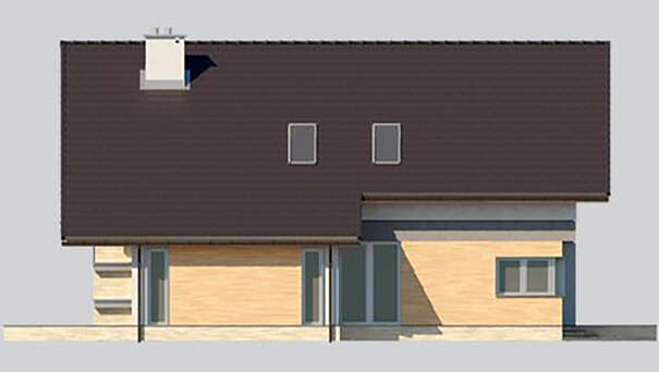 Visualization gallery - The project of a two-story cottage with a second light