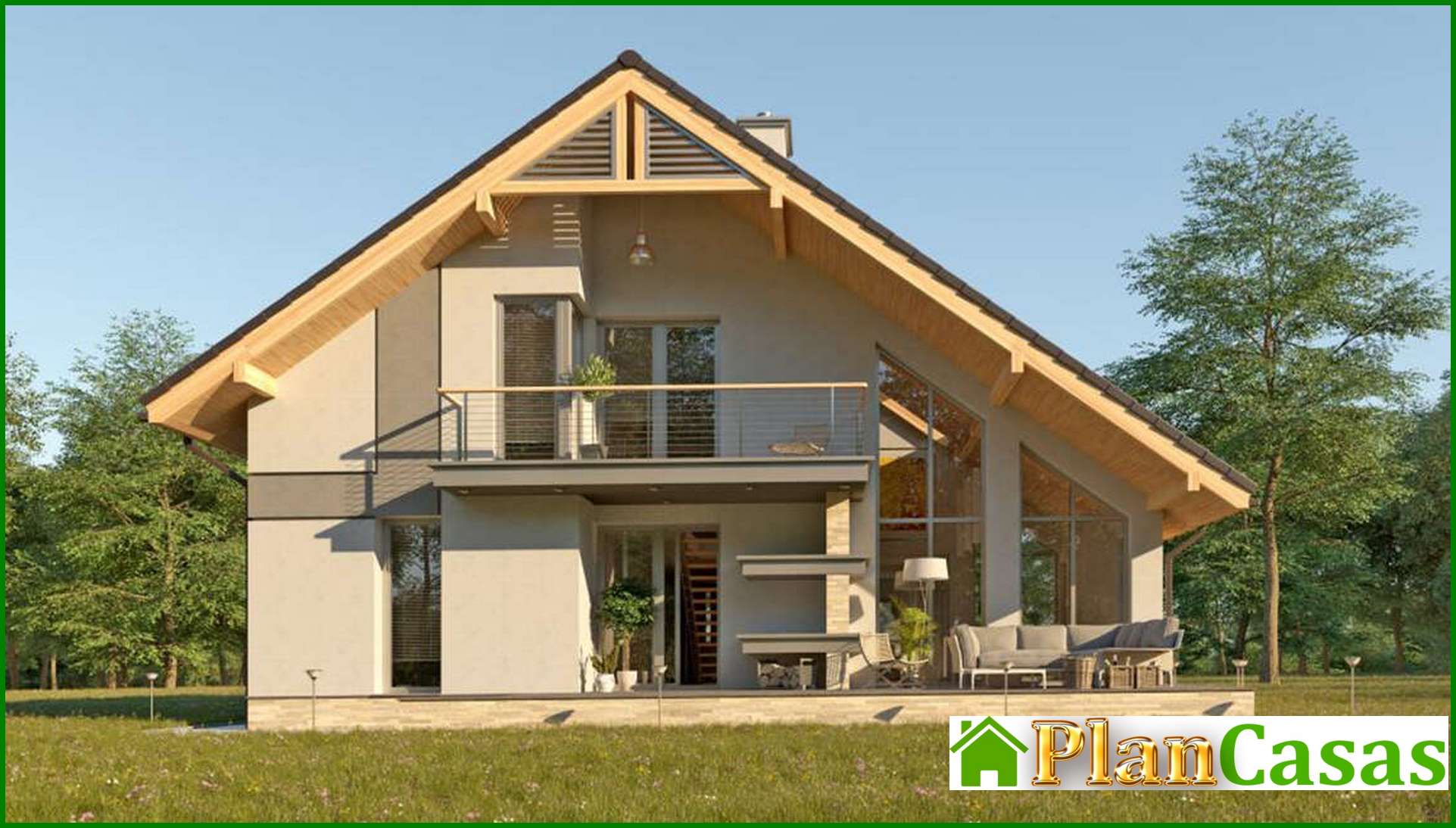 The project of a two-story cottage with a second light house plan