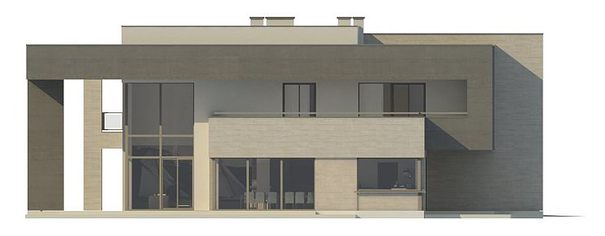 Visualization gallery - Modern Art Nouveau house with sauna on the second floor