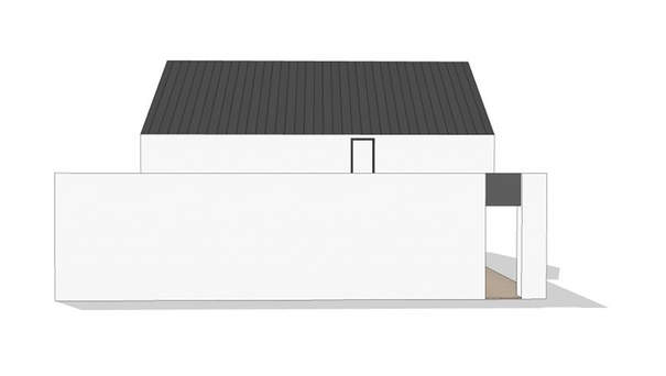 Visualization gallery - Barnhouse style cottage project with a spacious garage