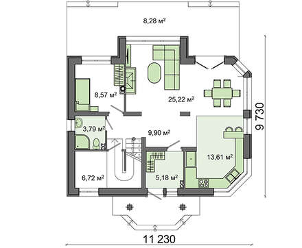 Visualization gallery - 6-Bedroom Two-Storey Cottage Project