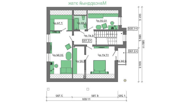 Visualization gallery - Luxurious apartment building in bright colors