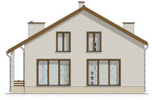 Visualization gallery - Luxurious apartment building in bright colors