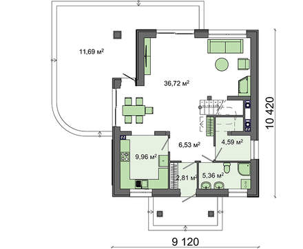 Visualization gallery - Classic Cottage Project