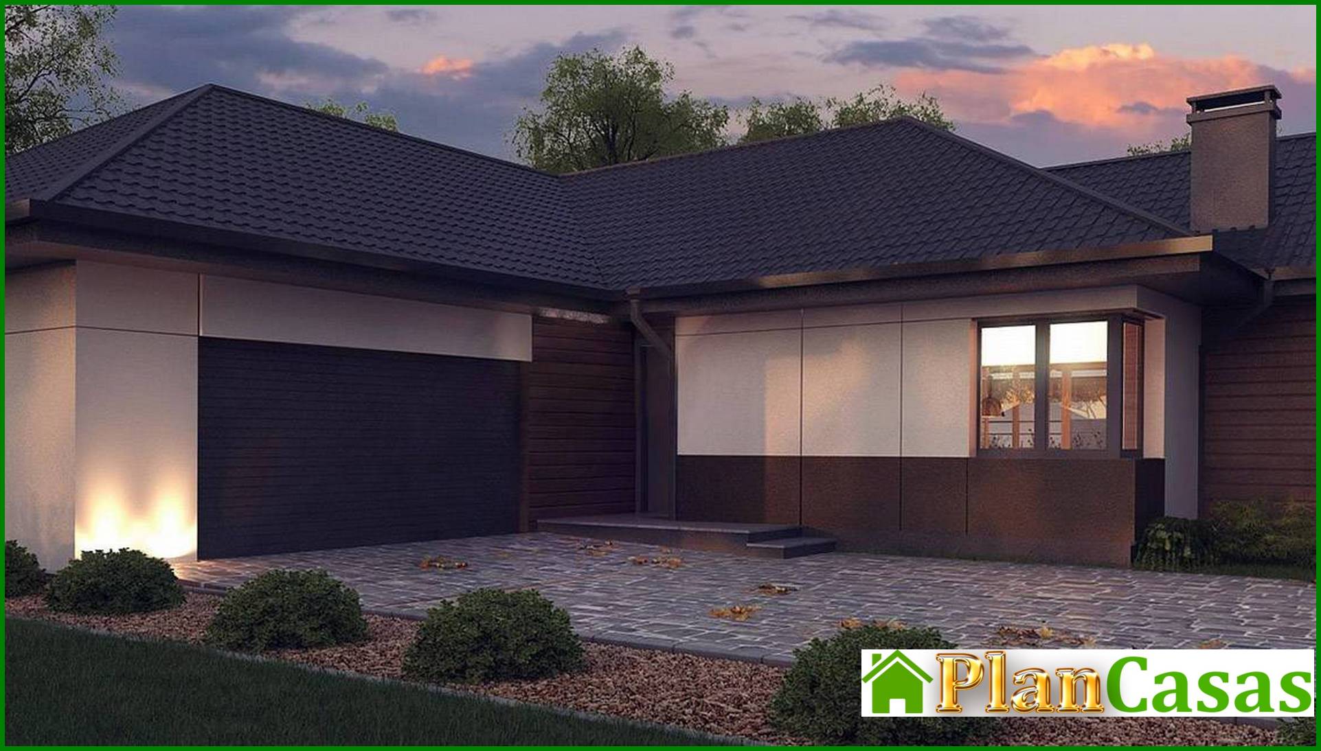 Visualization gallery - Beautiful barnhouse style house