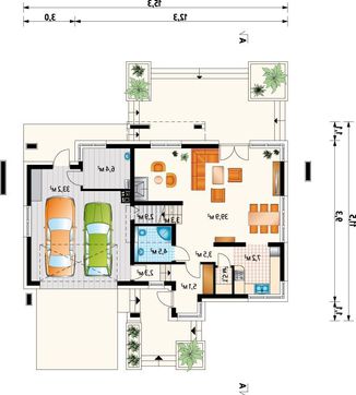 Visualization gallery - Large country high-tech villa