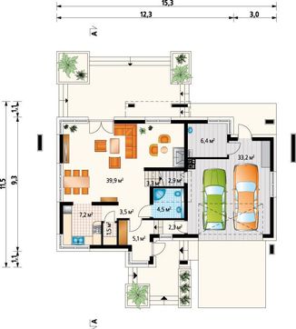 Visualization gallery - Large country high-tech villa