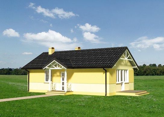 Visualization gallery - Small house with a spacious living room