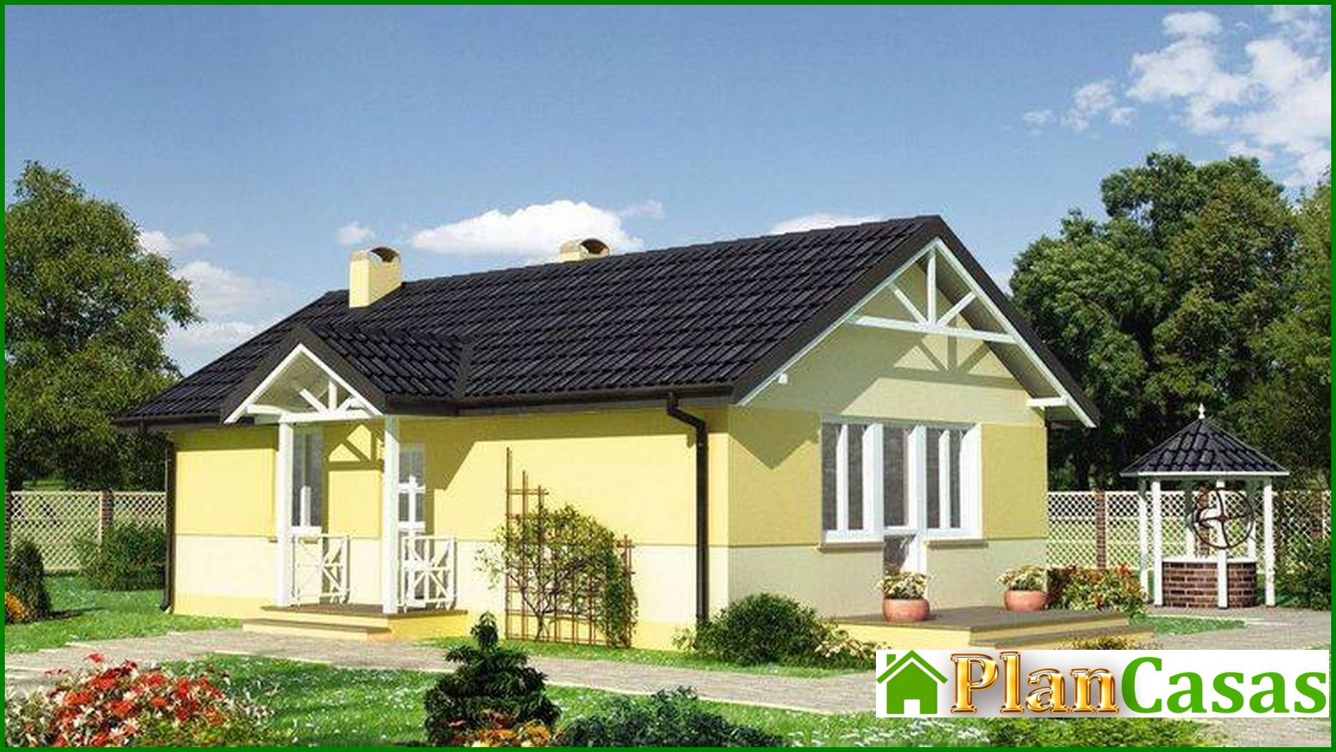 Visualization gallery - Small house with a spacious living room