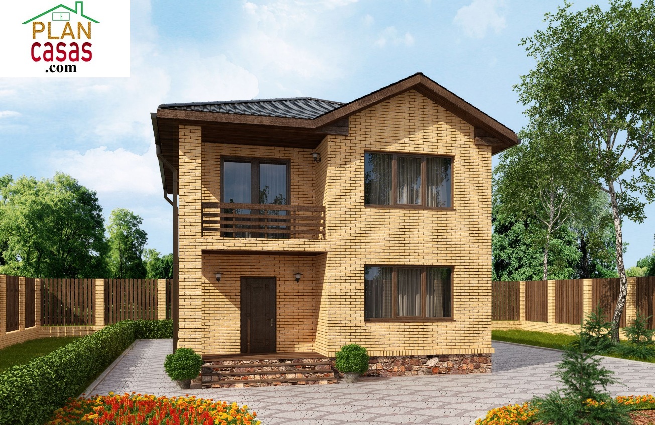 Two storey stylish house house plan