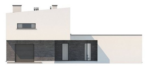Visualization gallery - Original T-shaped house in a modern style