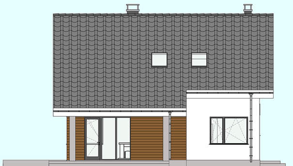 Visualization gallery - Compact two-story cottage project