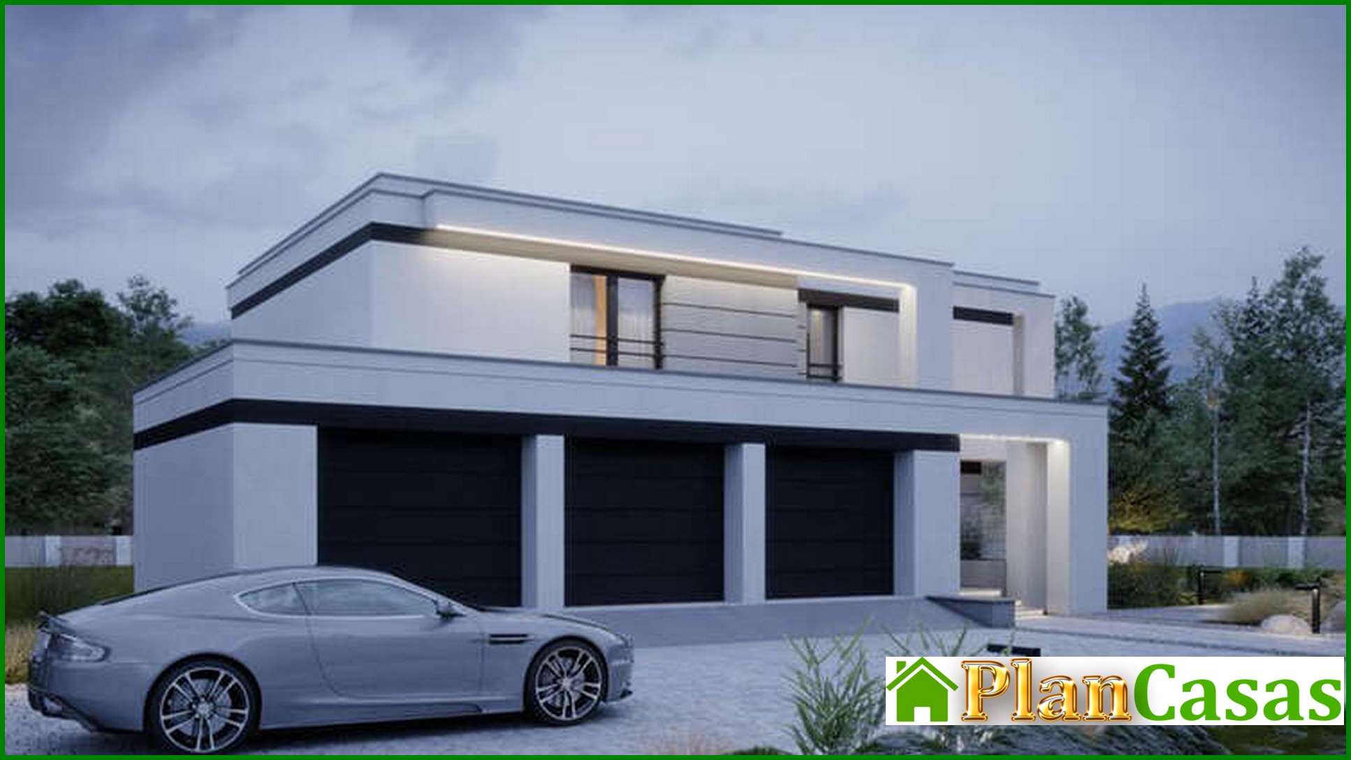 Visualization gallery - Design of a modern stylish house