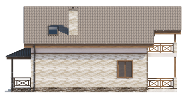 Visualization gallery - Compact house 8 * 9 of the European style