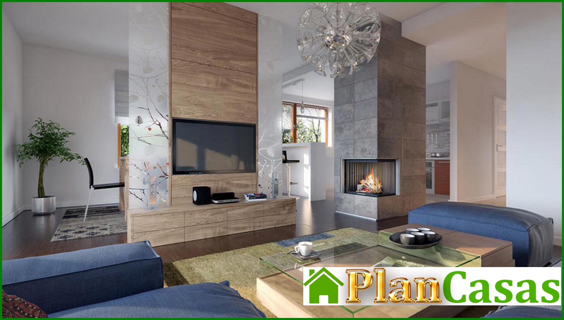 Visualization gallery - Design of a one-storey 3-bedroom cottage for a narrow plot