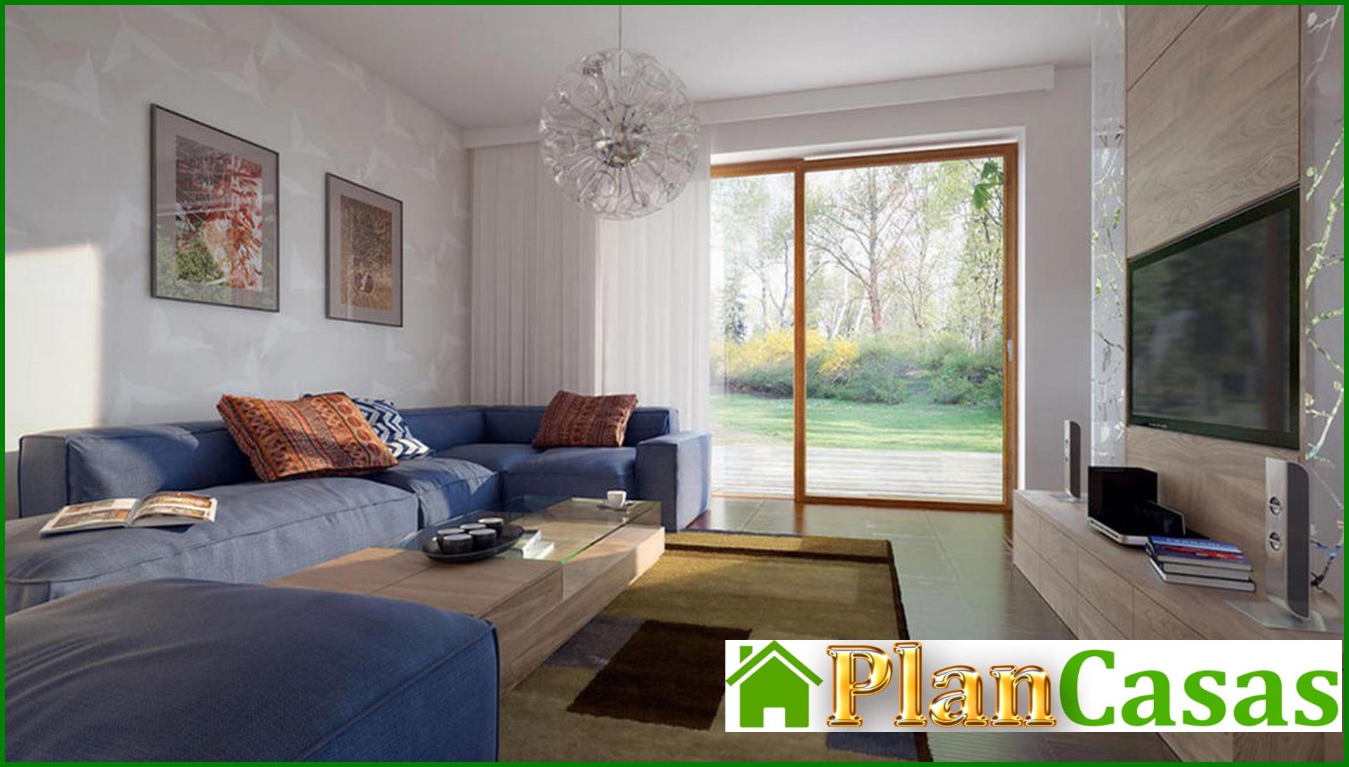 Visualization gallery - Design of a one-storey 3-bedroom cottage for a narrow plot