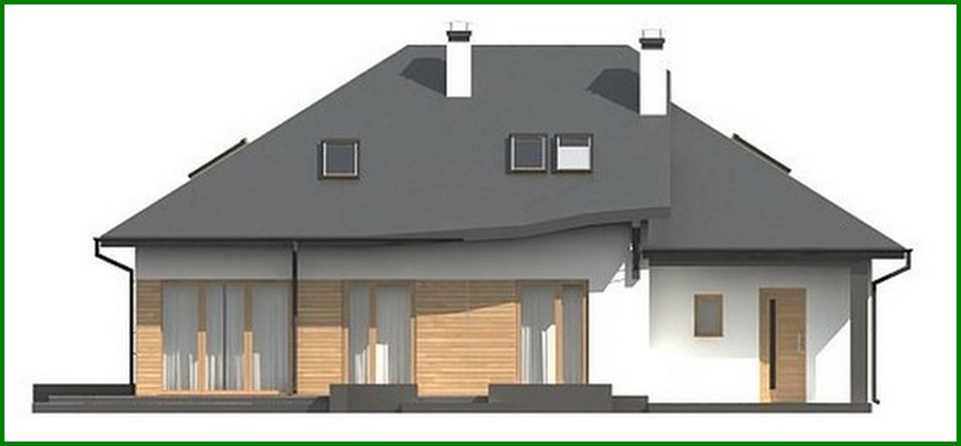 Visualization gallery - House project with attic and garage