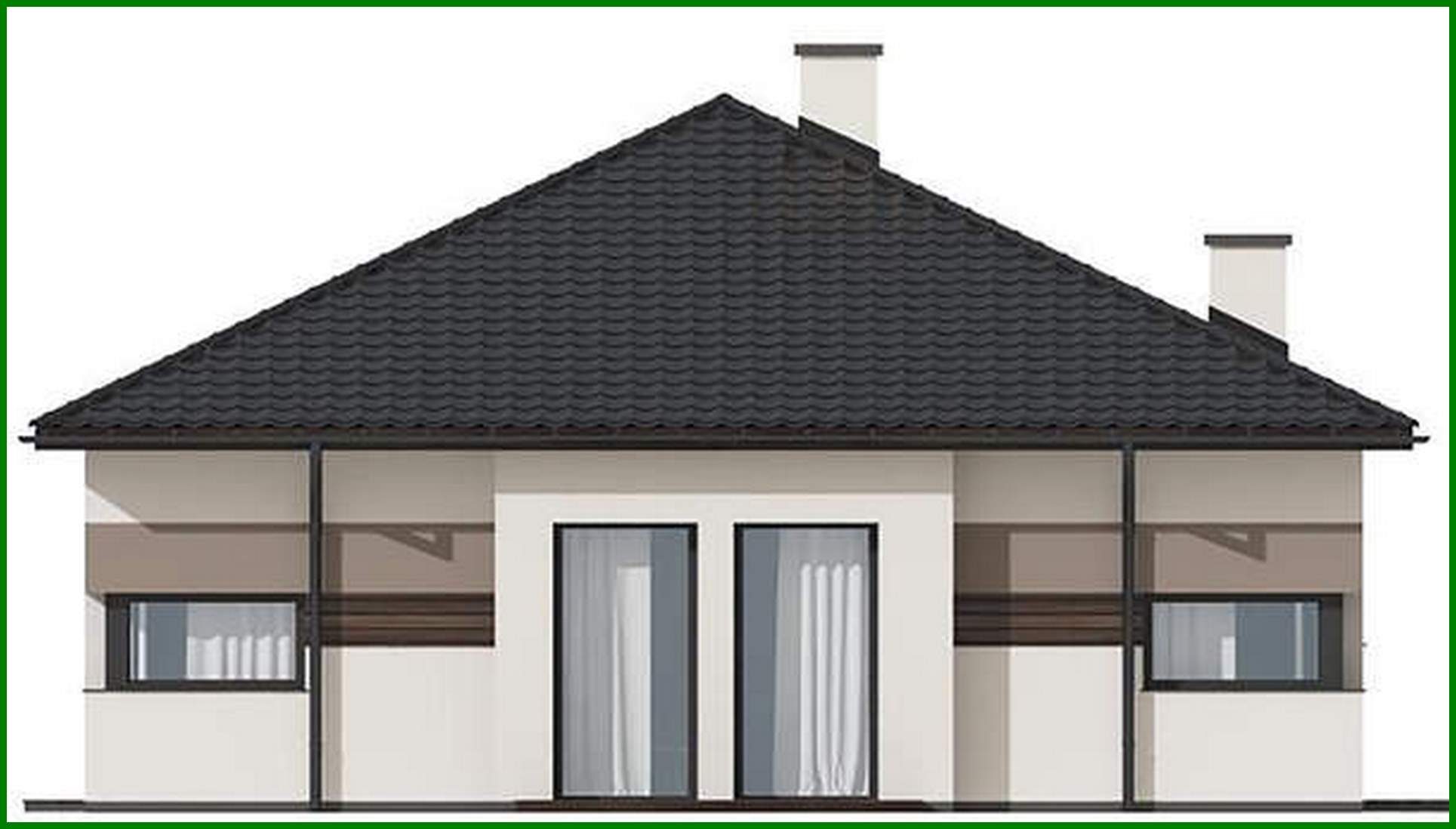 Visualization gallery - Compact residential project with a spacious living room