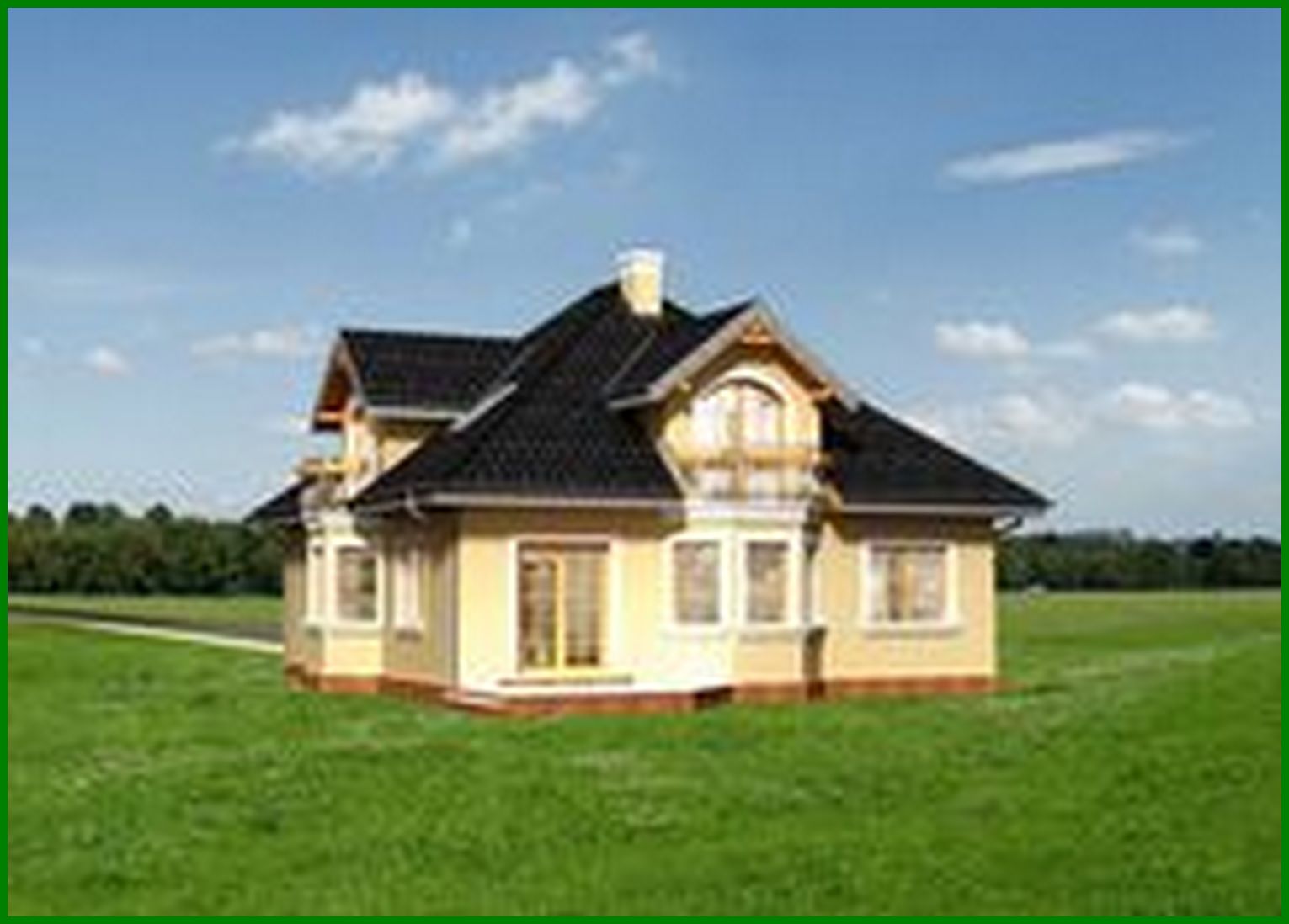 Visualization gallery - Beautiful house with attic