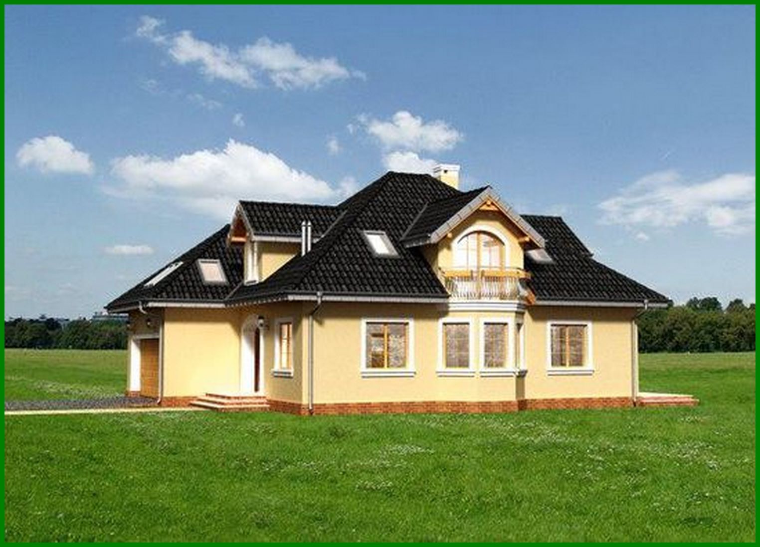 Visualization gallery - Beautiful house with attic