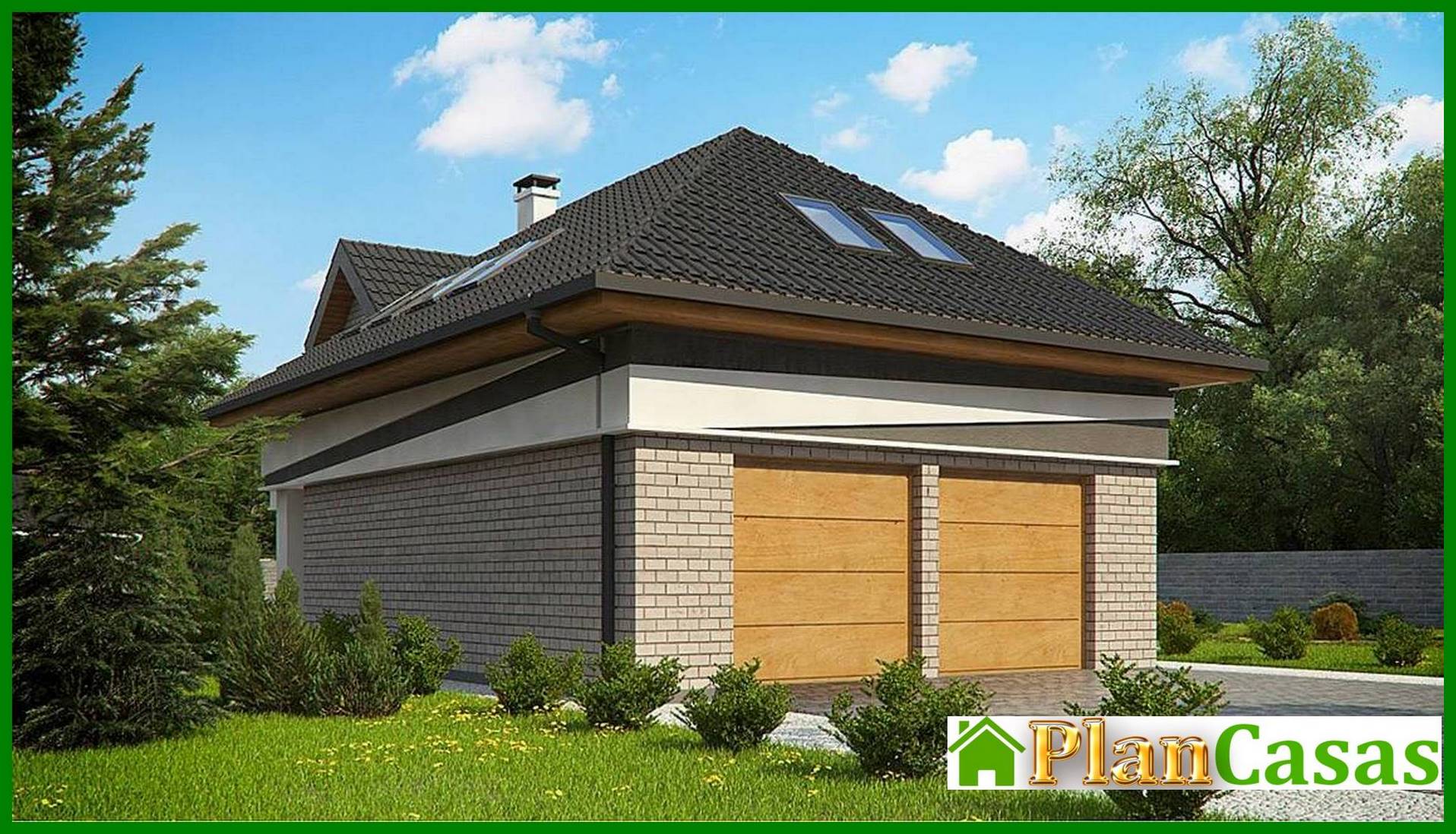 Visualization gallery - Comfortable European-style attic house