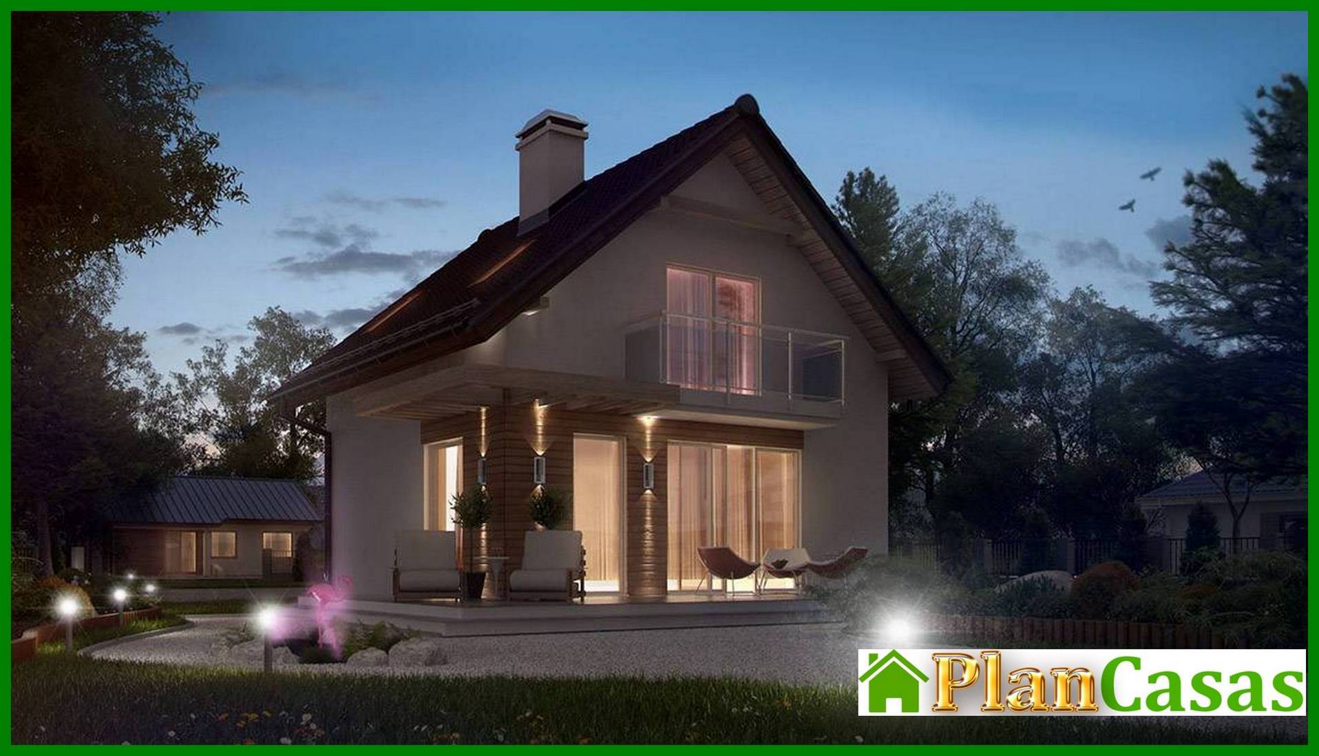 Visualization gallery - The project of a small country house with an attic