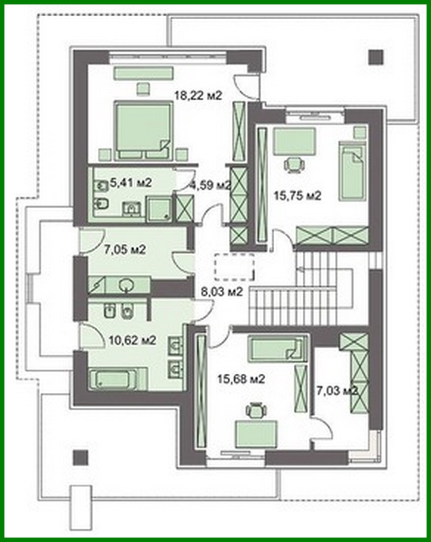 Visualization gallery - Majestic mansion in sandy shades