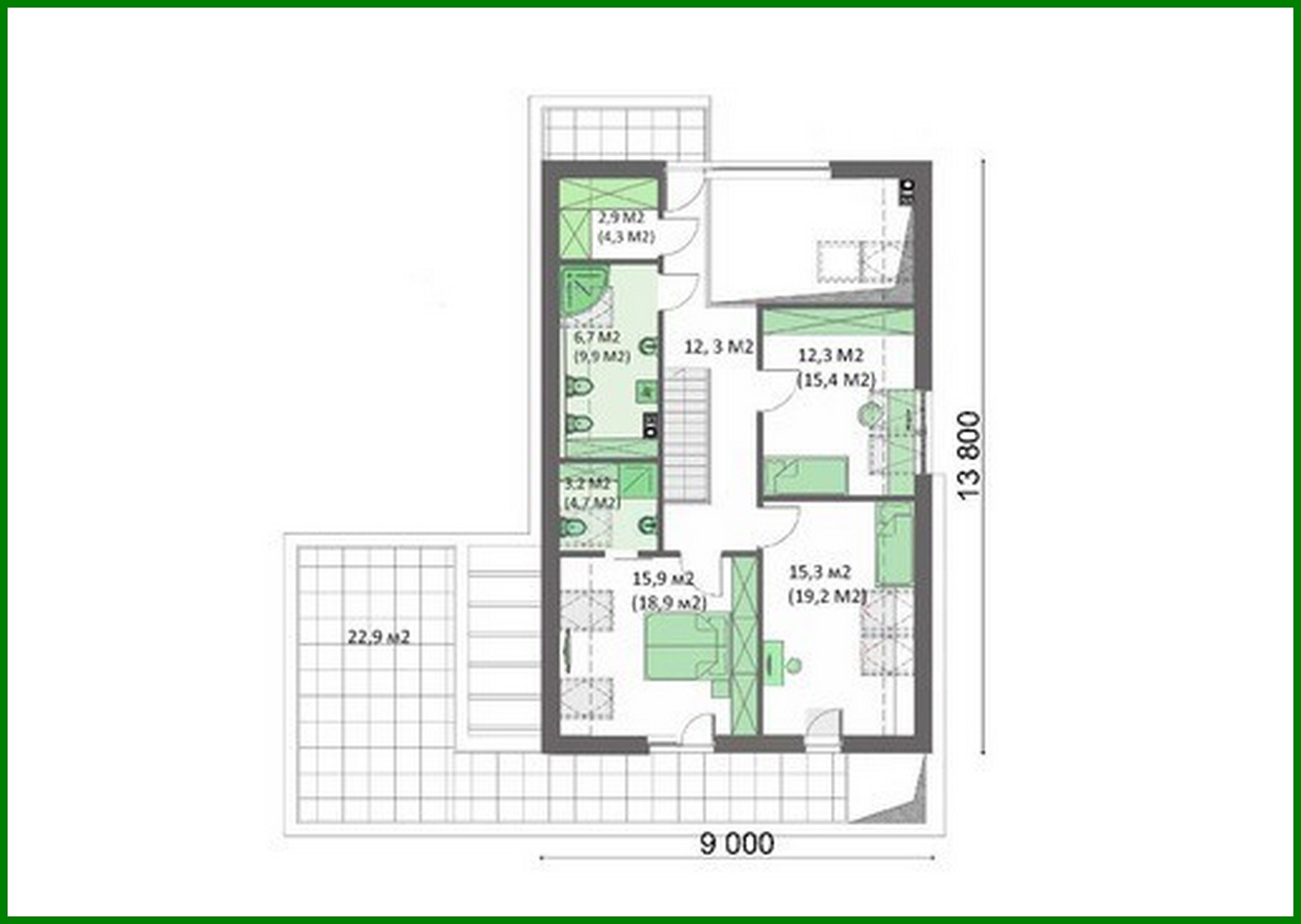 Visualization gallery - Spacious beautiful house with a cozy guest area