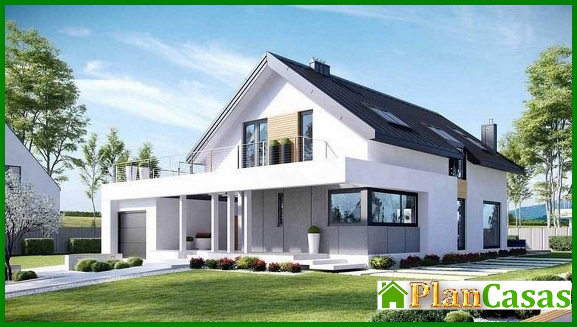 Spacious beautiful house with a cozy guest area house plan