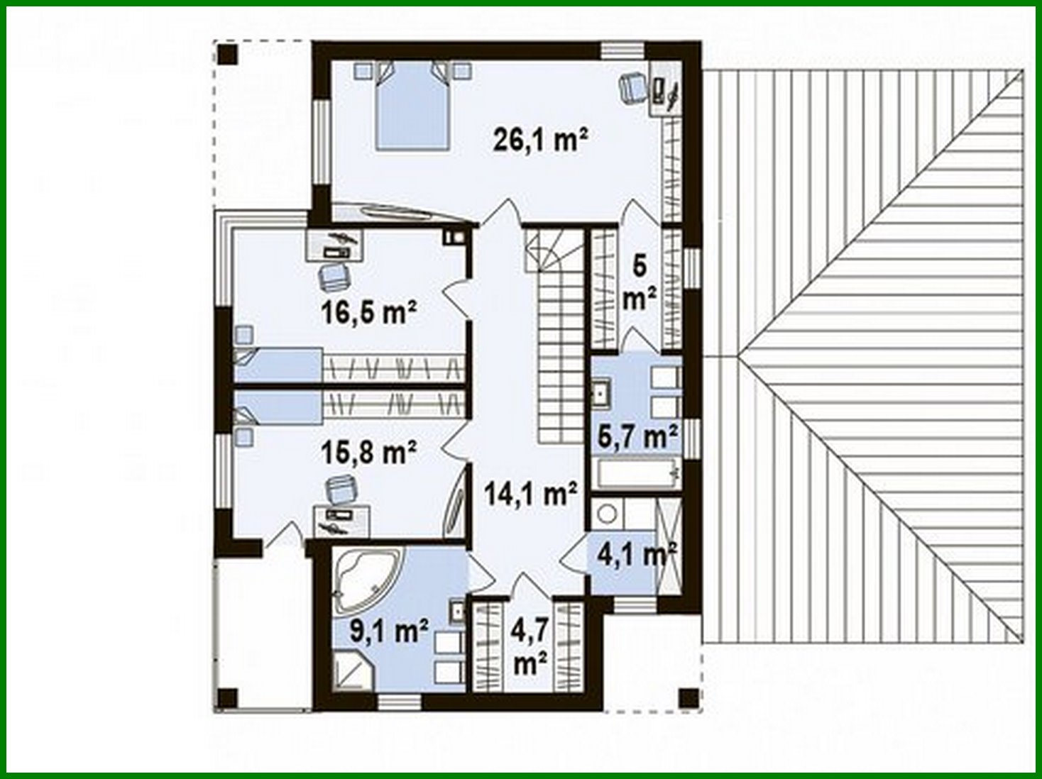 Visualization gallery - The project of a modern comfortable estate with a bathhouse on the ground floor