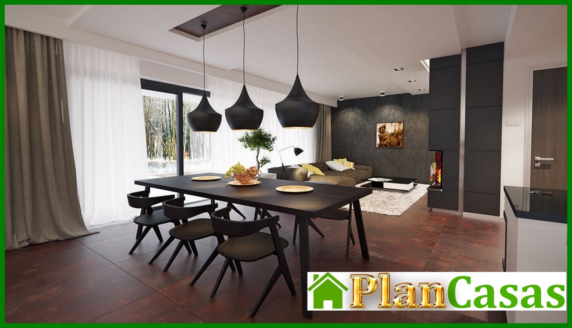 Visualization gallery - Modern residential building with an area of ​​230 m2